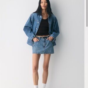 Aritzia Denim Forum The '90s Ricci Denim Skirt